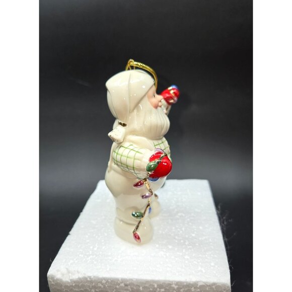 Lenox 2016 Santa Claus Ornament colorful With Gold Tassel - Picture 4 of 9